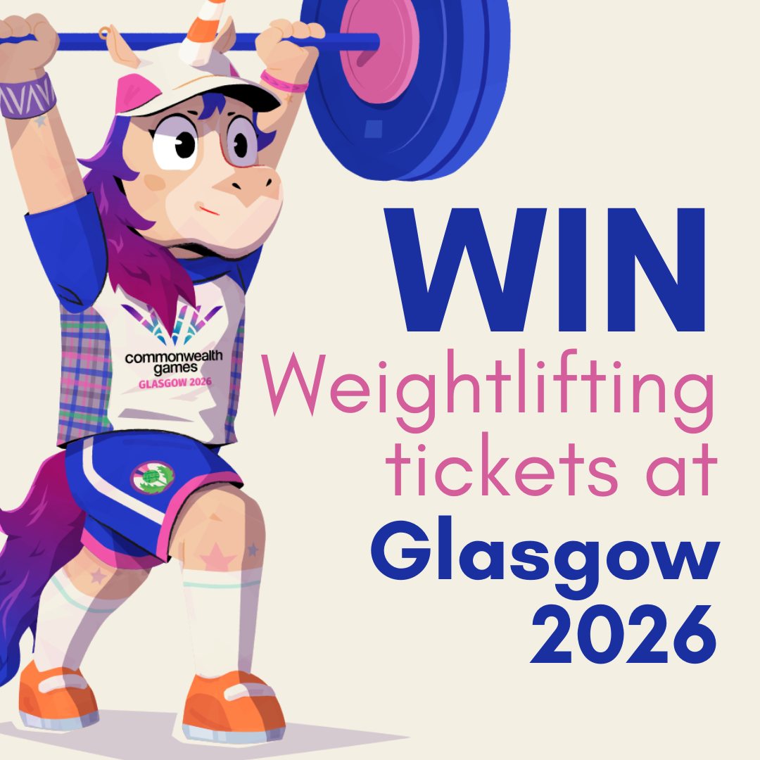 Win a pair of tickets to the closing session of Weightlifting at the Glasgow 2026 Commonwealth Games